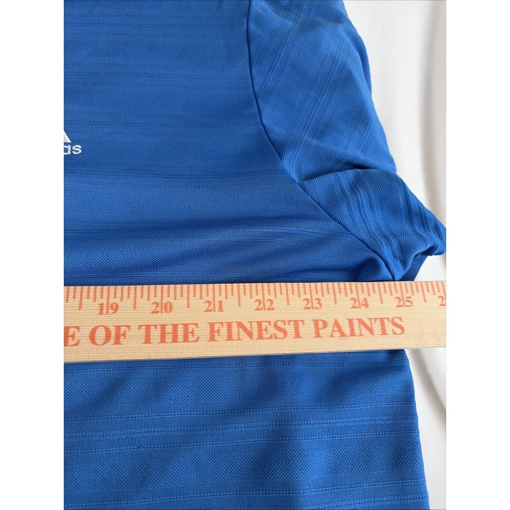 Adidas Polo Shirt Adult Golf Polo Mens Size XL Blue Comfort Classic Breathable - Picture 6 of 8